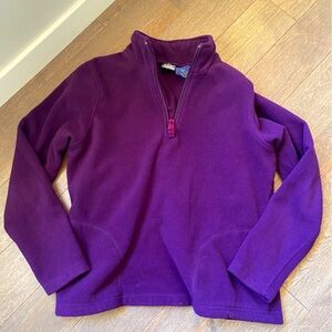 💕free with purchase💕Vintage b.u.m. Quarter zip fleece size‎ medium
